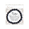 Bracelet bien-être Agate Noire