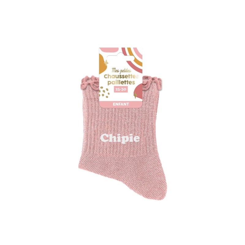 Chaussettes Paillettes Chipie Pour Femme - Taille 36-42 - Multicolore, Moderne