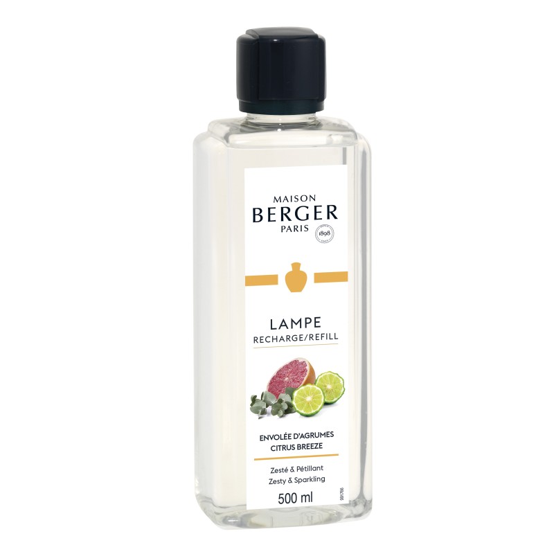 Recharge lampe Berger Envolée d'agrumes 500 ml - Dstock Avignon