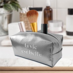 Pochette métal argent