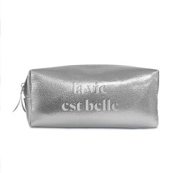 Pochette métal argent