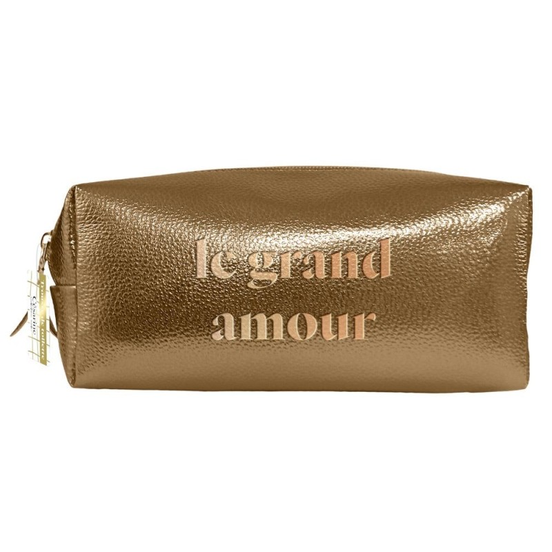 Trousse de toilette métal bronze