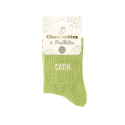 chaussette paillette catin