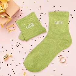 Chaussettes à paillettes Crâneuse taille unique 36 - 42