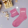 Chaussettes à paillettes Crâneuse taille unique 36 - 42