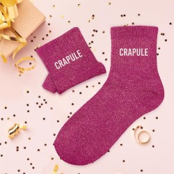Chaussettes à paillettes Crâneuse taille unique 36 - 42
