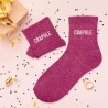 Chaussettes à paillettes Crâneuse taille unique 36 - 42