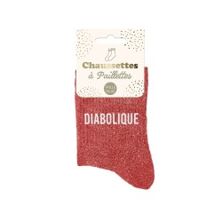 chaussette paillette diabolique