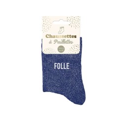 chaussette paillette folle