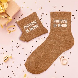 Chaussettes à paillettes Crâneuse taille unique 36 - 42