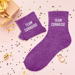 Chaussettes à paillettes Crâneuse taille unique 36 - 42