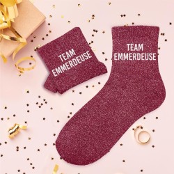 Chaussettes à paillettes Crâneuse taille unique 36 - 42
