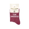 chaussette paillette team emmerdeuse