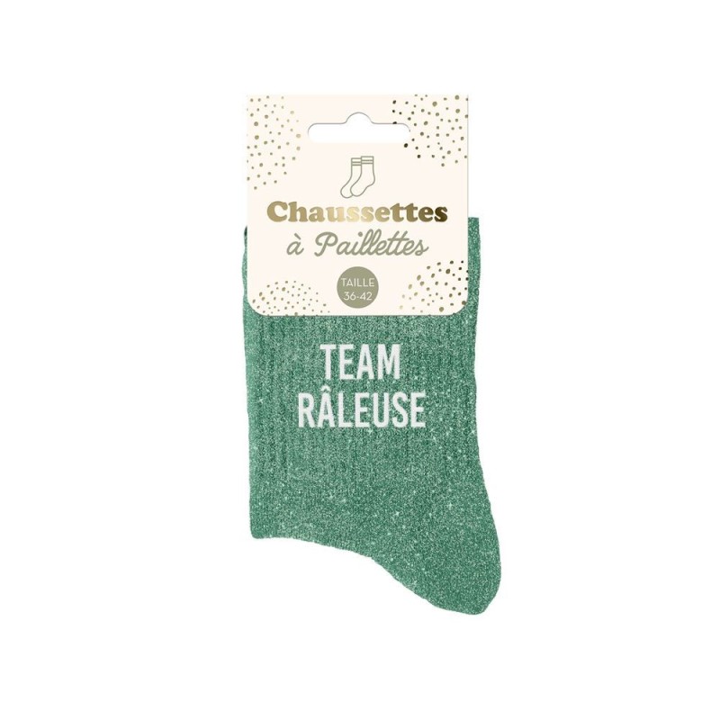 chaussette paillette team raleuse