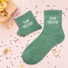 Chaussettes à paillettes Crâneuse taille unique 36 - 42
