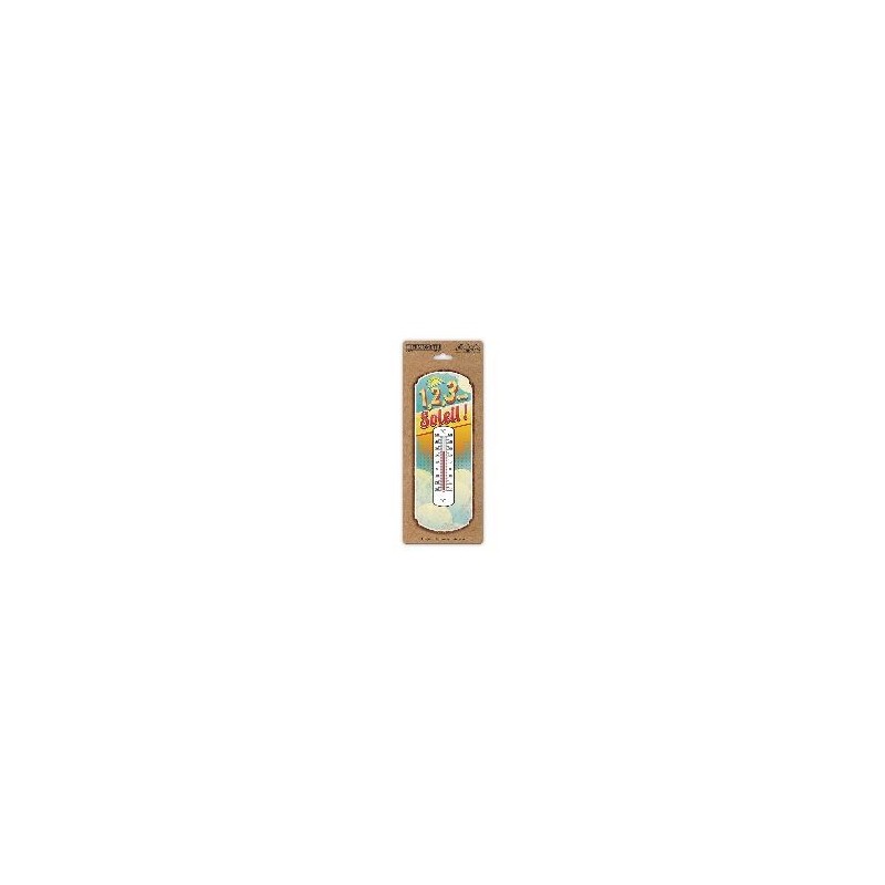 Thermomètre extérieur 1 2 3 soleil