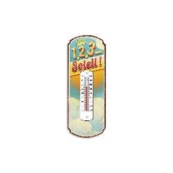 Thermomètre extérieur 1 2 3 soleil