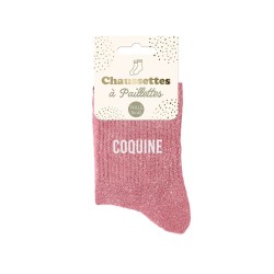 chaussette paillette coquine