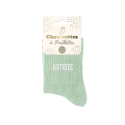 chaussette paillette artiste