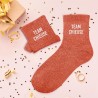 Chaussettes à paillettes Team Chieuse taille unique 36 - 42