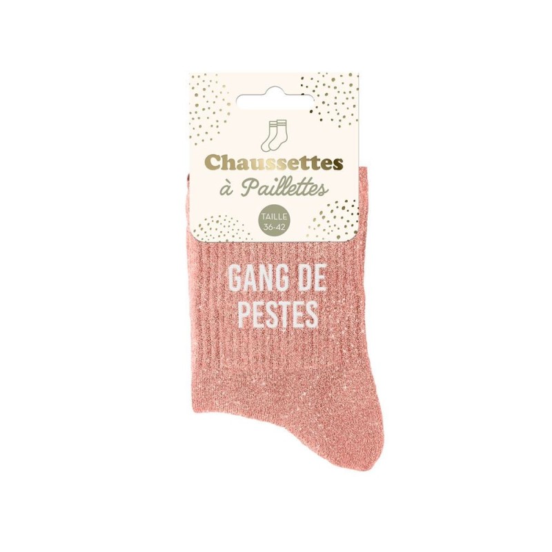 chaussette paillette gang de pestes