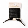 Lacets noirs paillettes