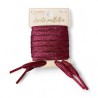 Lacets rose fuchsia paillettes