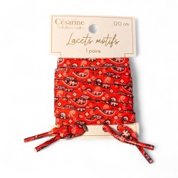 Lacets Cachemire Rouge