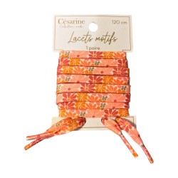 Lacets Fleur Rose