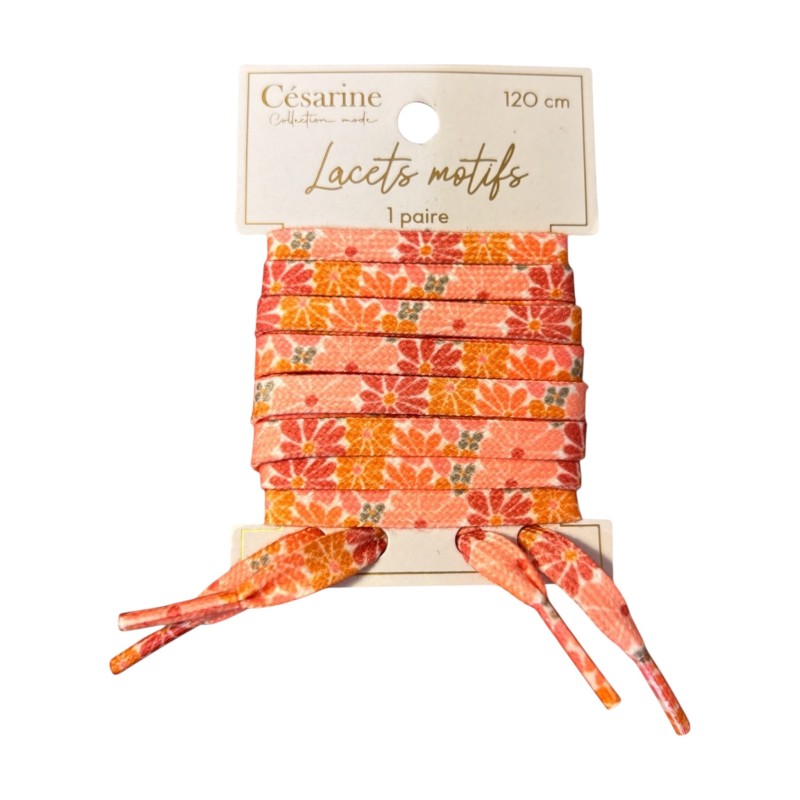 Lacets Fleur Rose