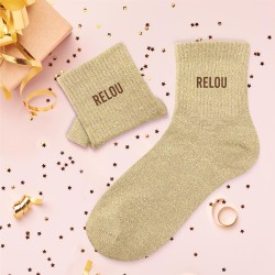 Chaussettes à paillettes relou taille unique 36 - 42