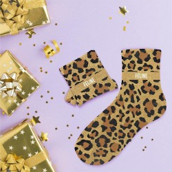 Chaussettes à paillettes féline taille unique 36 - 42