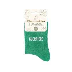 chaussette paillette guerrière