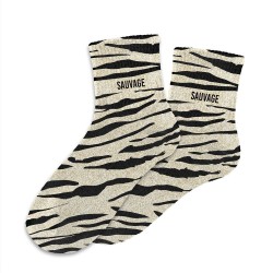 Chaussettes à paillettes Sauvage taille unique 36 - 42