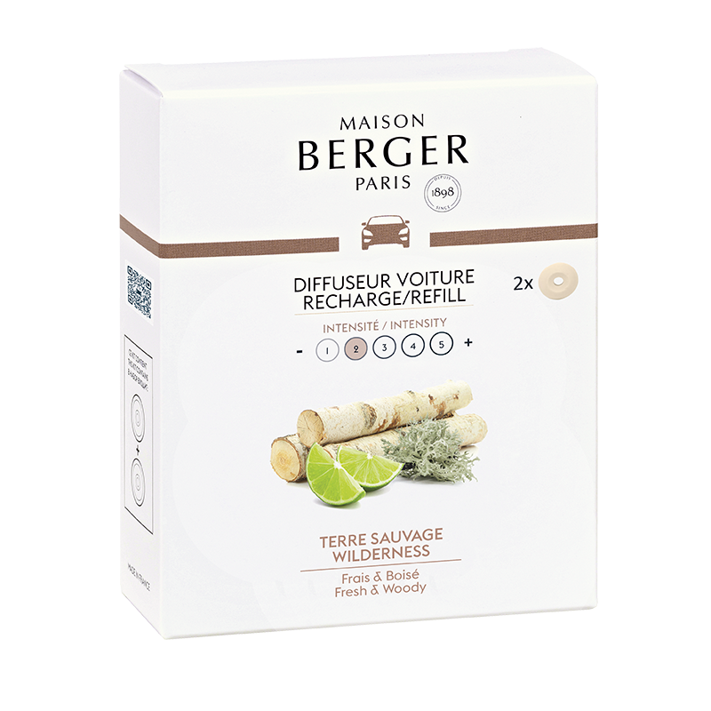 Recharge diffuseur voiture Berger Terre Sauvage Recharge diffuseur voiture Berger Terre Sauvage