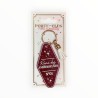 Porte-clés à paillettes "Reine des Emmerdeuses"