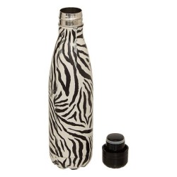 Gourde isotherme 0.5 litre Zébre