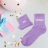 Chaussettes à paillettes duo Anti Connard