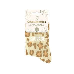 Chaussettes leopard "SAUVAGE"