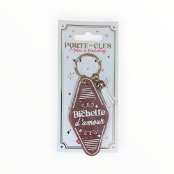 Porte-cles Bichette d'amour