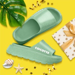 Claquettes à paillettes cocotte