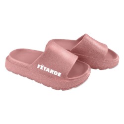 Claquettes à paillettes fêtarde