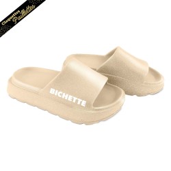 Claquettes à paillettes bichette
