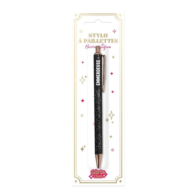 stylo peillette noir emmerdeuse