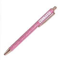 stylo paillette connasse