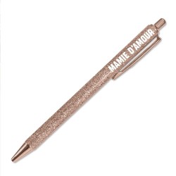 stylo paillette mamie d'amour