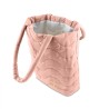 Sac matelassé brodé rose "la vie en rose"