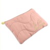 Pochette matelassée brodée rose “la vie en rose”