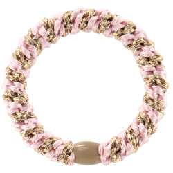 KKNEKKI Light Pink-Beige glitter Stripe