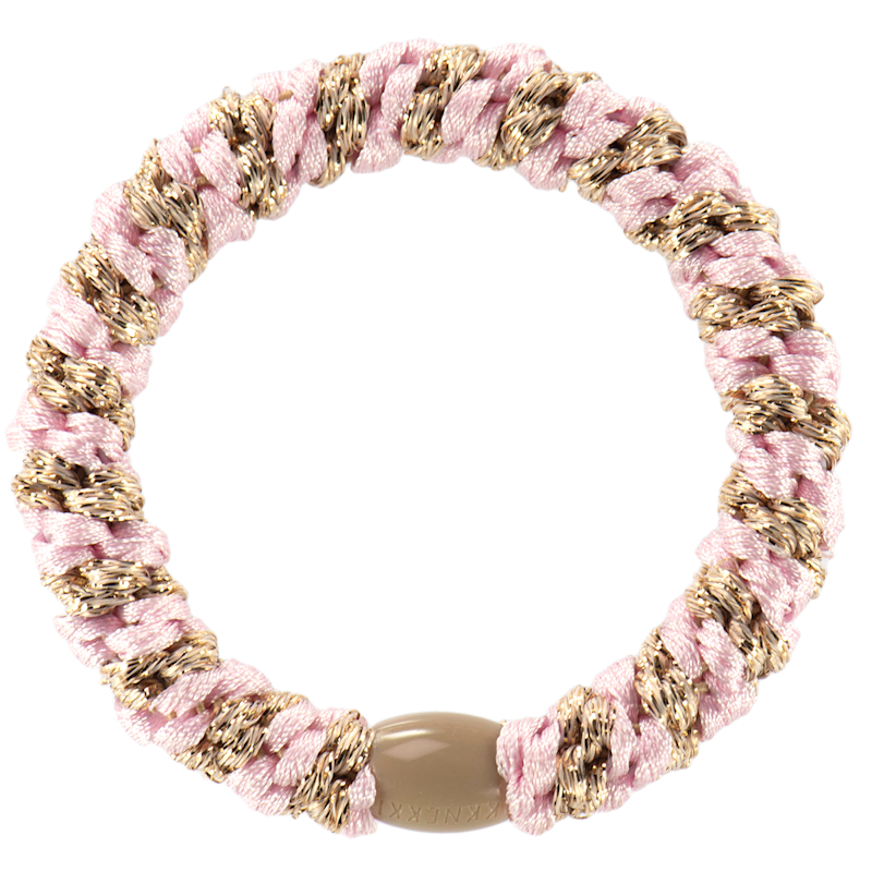 KKNEKKI Light Pink-Beige glitter Stripe